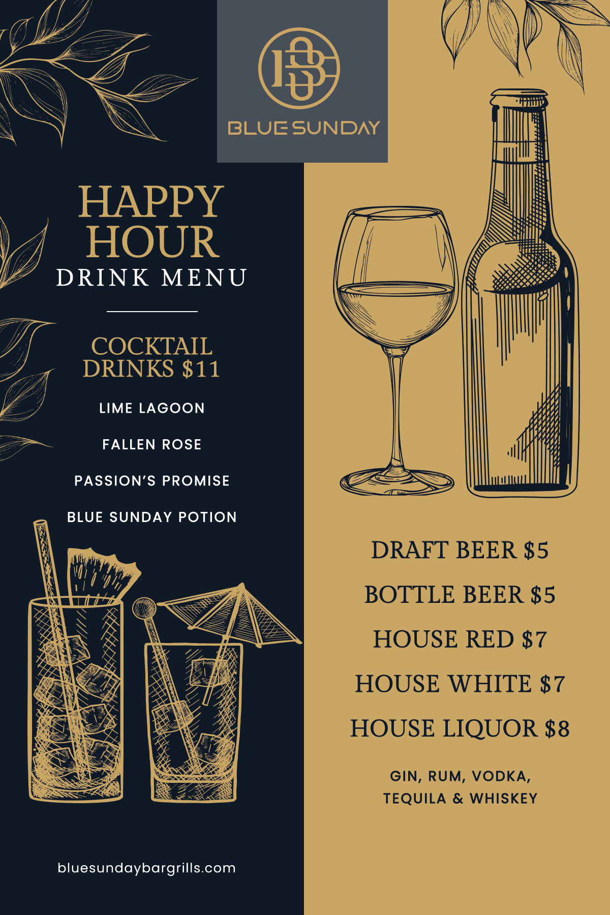 Happy Hour  Blue Sunday